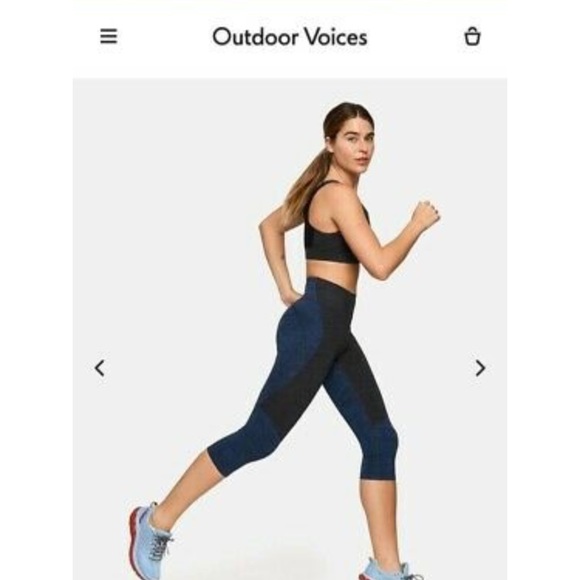 SOLDOutdoor Voices Techsweat Kneecap Leggings NWOT - Picture 1 of 7